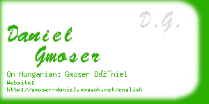 daniel gmoser business card